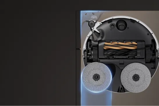 Dual Flex™-technologie reinigt moeilijke hoeken met gemak