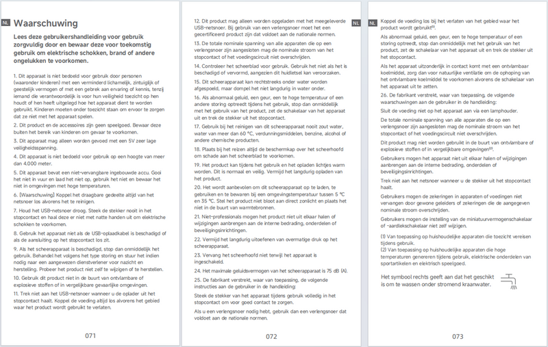 Waarschuwingen en veiligheidsinformatie