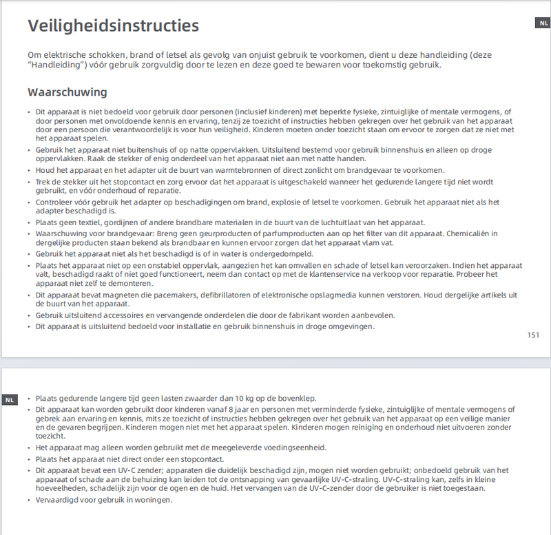 Waarschuwingen en veiligheidsinformatie