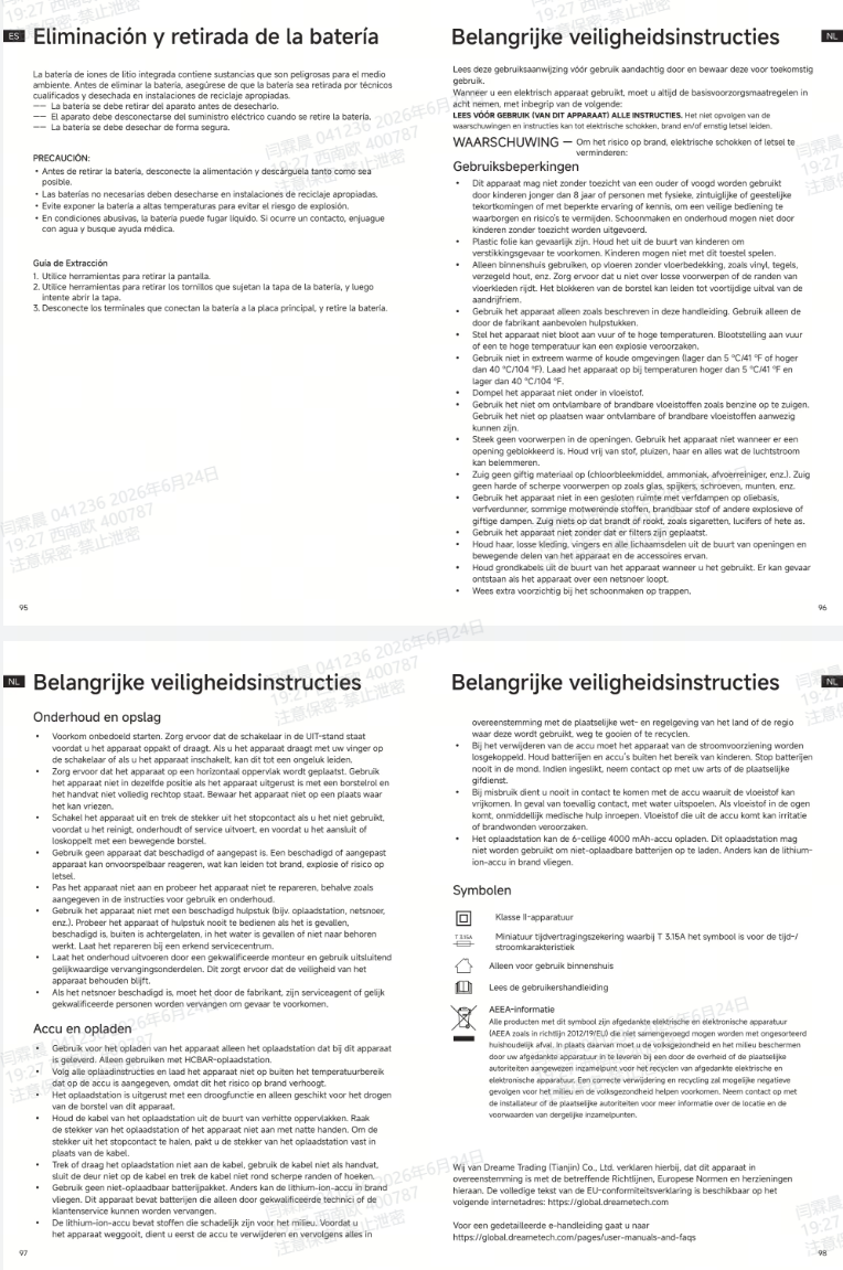 Waarschuwingen en veiligheidsinformatie