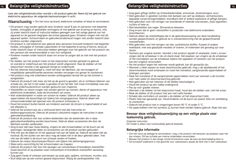 Waarschuwingen en veiligheidsinformatie