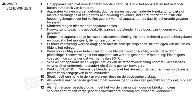 Waarschuwingen en veiligheidsinformatie