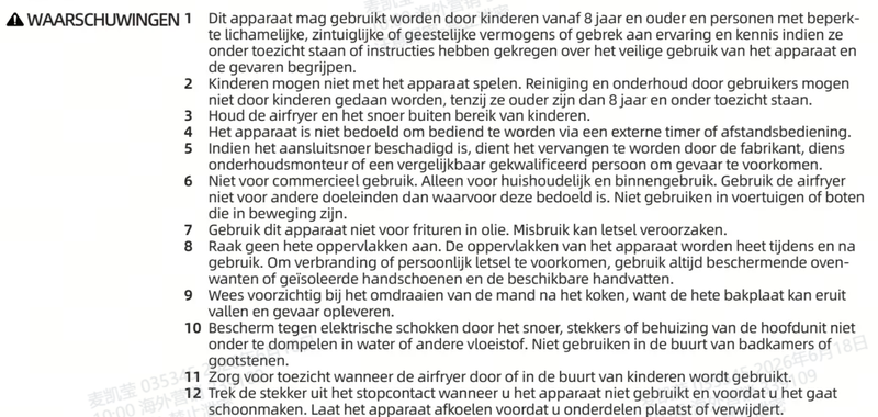 Waarschuwingen en veiligheidsinformatie