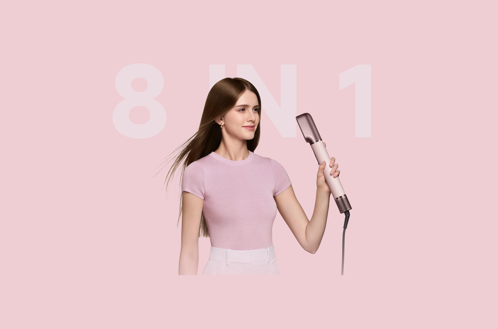 8‑in‑1 veelzijdigheid van styling