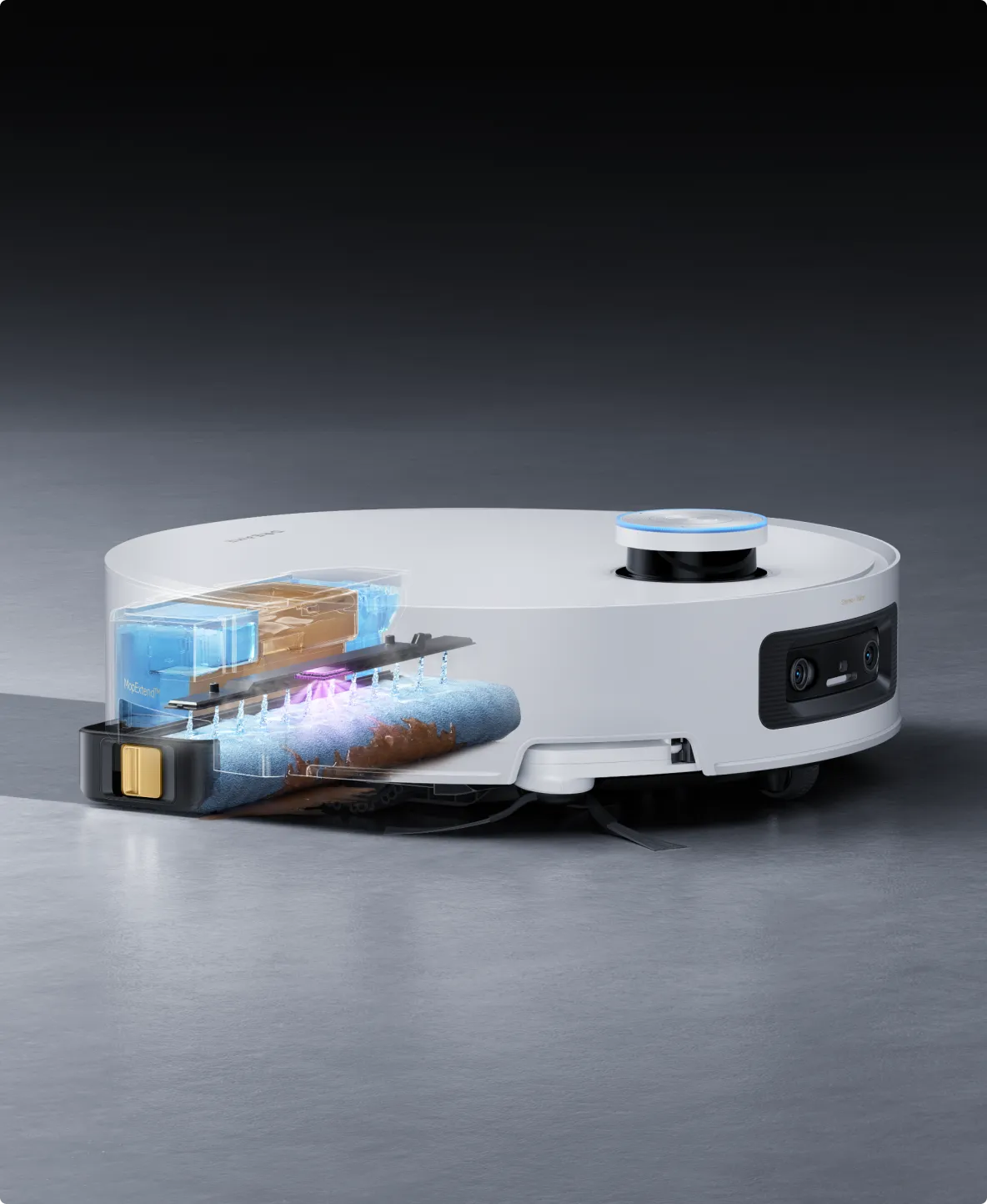 TrackSync constante warmwaterdweilfunctie voor een diepe reiniging van vloeren