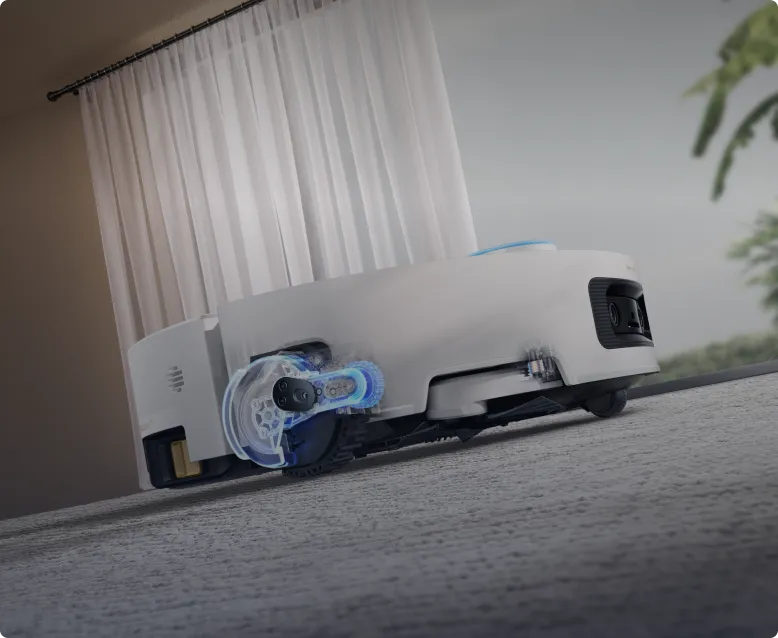 Triple-Wheel AgiLift chassis voor soepele en stabiele beweging