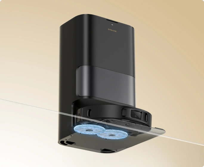 Automatische reiniging <br>van dweilpad