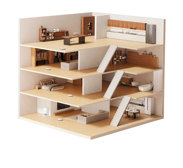 Slimme kaarten van meerdere verdiepingen