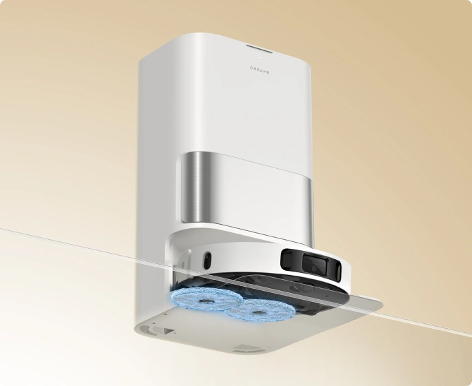 Automatische reiniging <br>van dweilpad