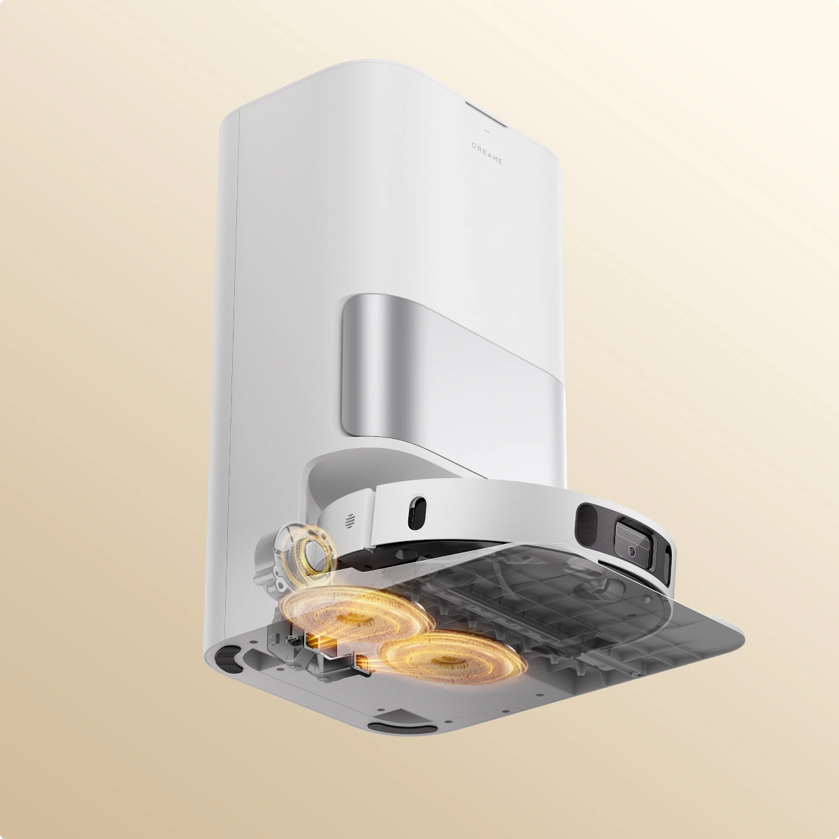 Automatisch drogen van dweil met lucht