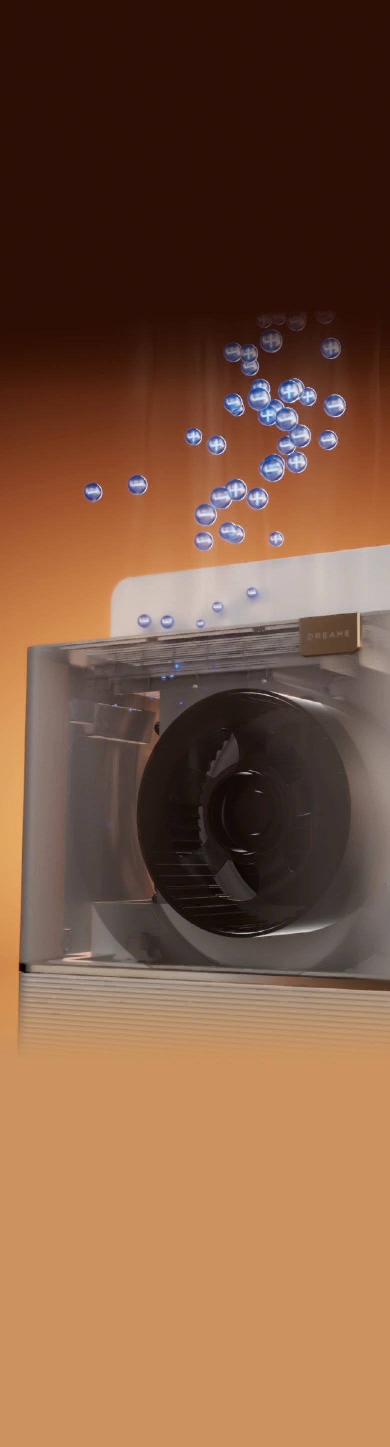 Plasma-antibacteriële technologie*<br>voor vermindering van bacteriën en hinder door muffe geuren*