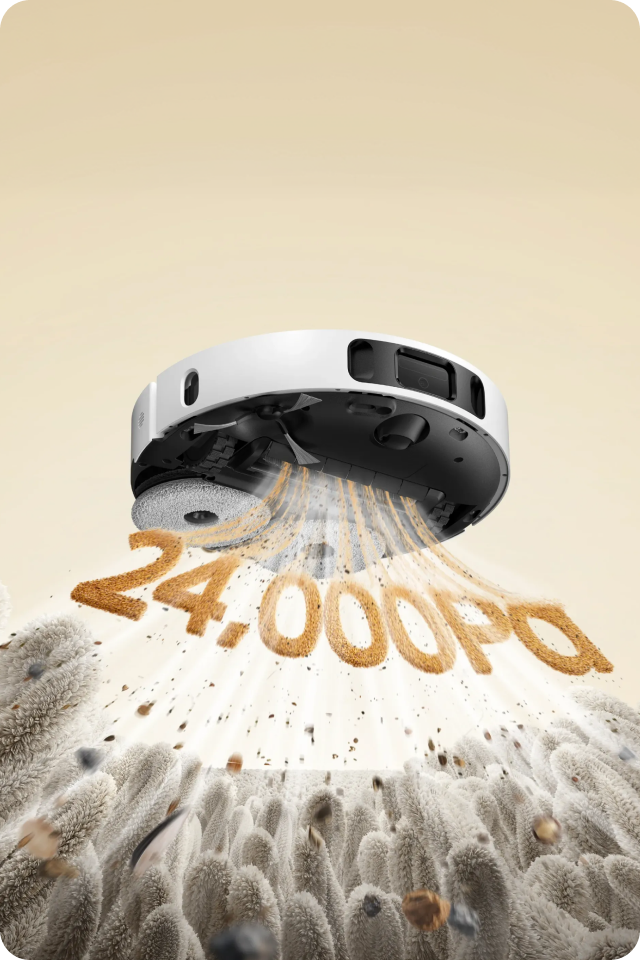 Vormax-zuigkracht van <nobr>24.000 Pa</nobr>