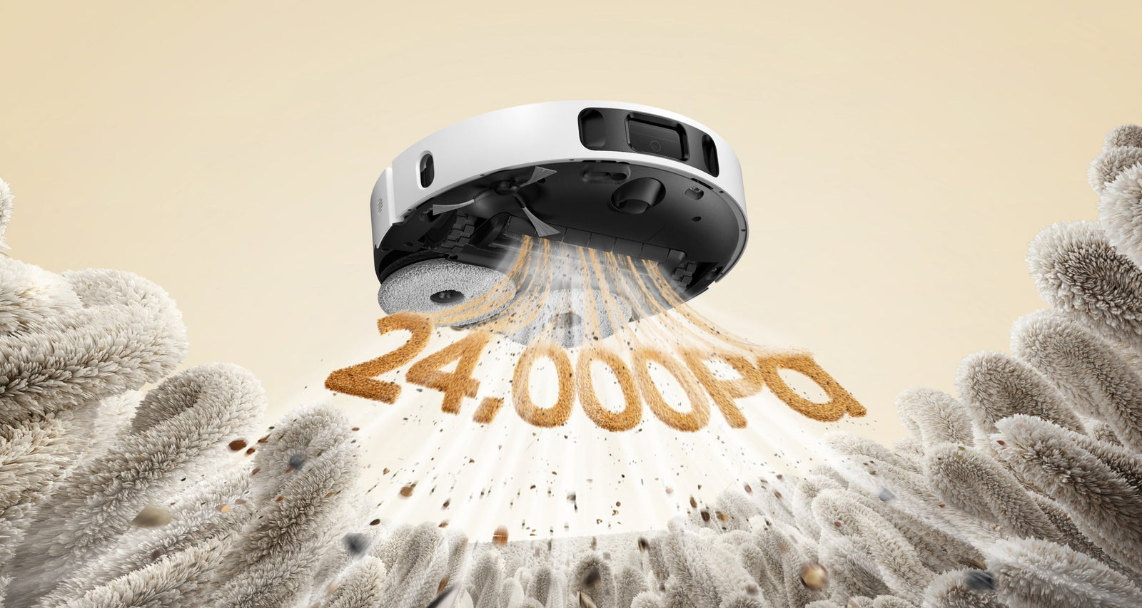 Vormax-zuigkracht van <nobr>24.000 Pa</nobr>