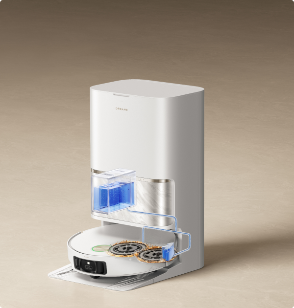 Automatisch toevoegen<br> schoonmaakmiddel