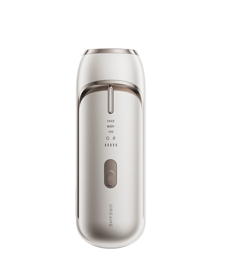 In de doos 1 Dreame Nova IPL ontharingsapparaat premium zilveren behuizing