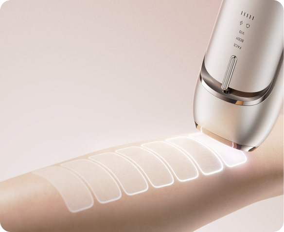 Dreame Nova IPL-ontharingsapparaat met 0,2 sec. ultrasnelle flits voor een naadloze ontharing thuis