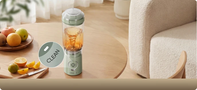 Zelfreinigende modus van de Dreame Power Blender voor een snelle en hygiënische reiniging