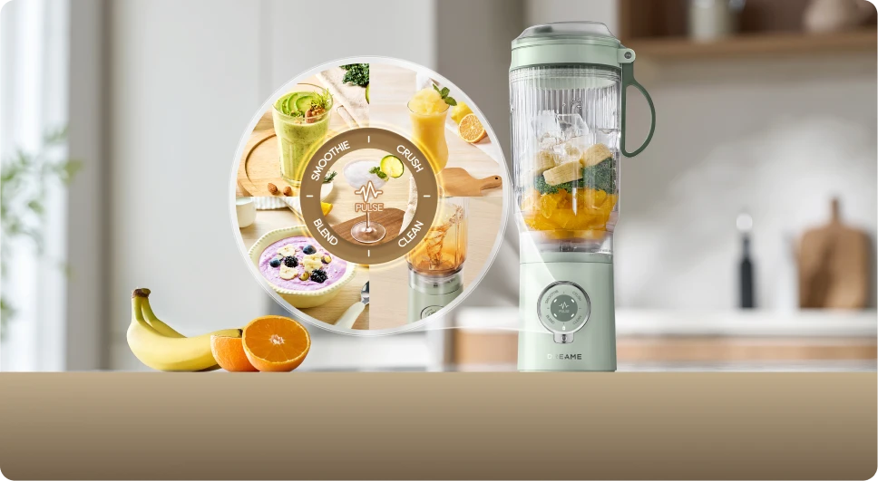 Dreame Portable Blender met 5 vooringestelde functies voor optimaal gebruiksgemak in de keuken