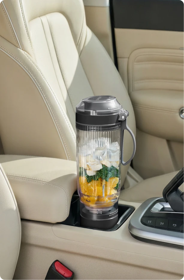 De Dreame Portable Blender elektrische blender, met zijn afneembare voet, is perfect voor zowel de sportschool als dagelijks gebruik.