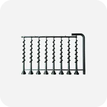 Schroeven × 8 &amp; inbussleutel × 1