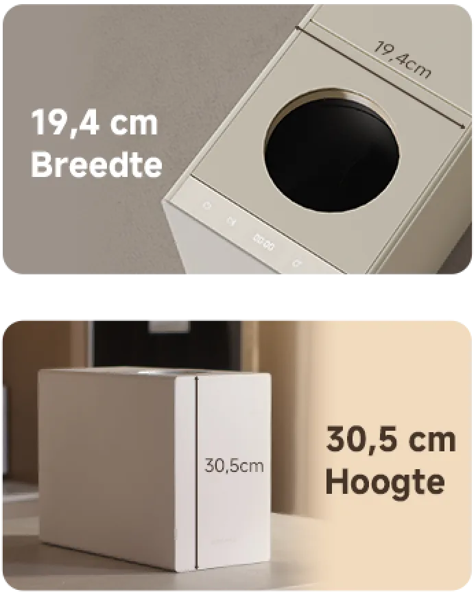  Höhe: 30,5 cm 
 Breite: 19,4 cm 