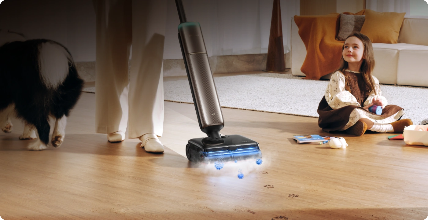 Houdt vloeren en de borstel hygiënisch schoon