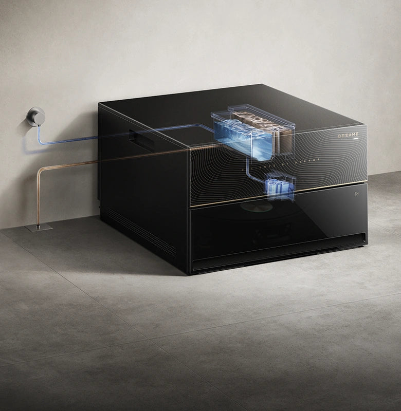 Automatisch water bijvullen en afvoeren