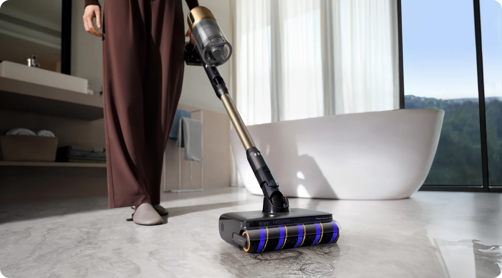 Dreame   Z30 Pro Aqua-A afwasbare onderdelen voor eenvoudig onderhoud van de stofzuiger