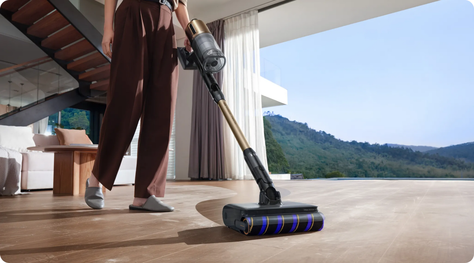 Dreame   Z30 Pro Aqua-A breed combinatiehulpstuk voor het verwijderen van kruimels van autostoelen.